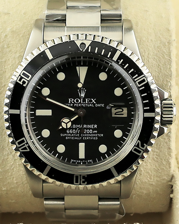 1978 (5.0 Mil Serial) Rolex Submariner Date 40MM Black Dial Steel Bracelet (1680)