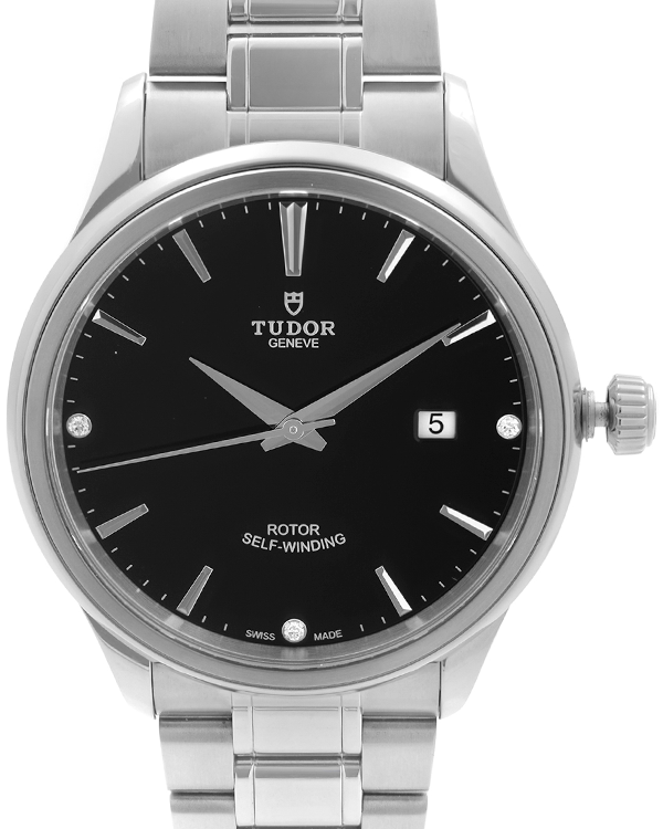 Tudor Style 41MM Black Dial Steel Bracelet (M12700)