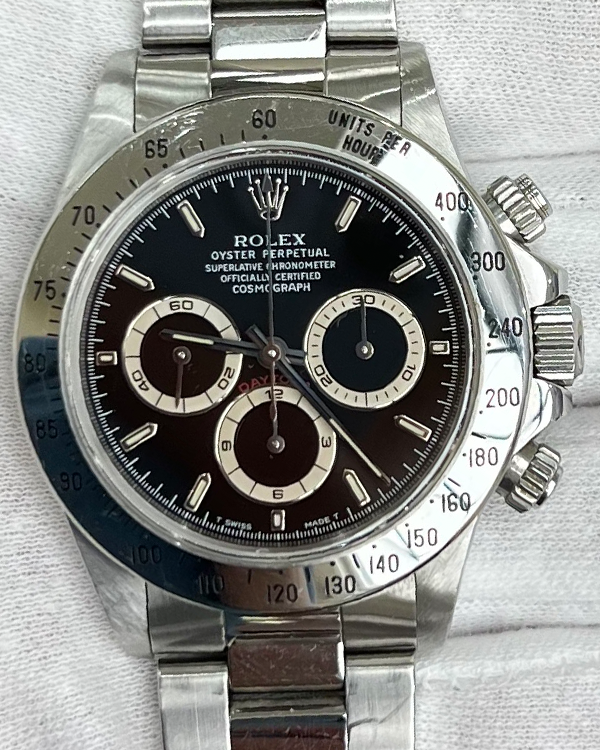 Rolex Daytona 40MM Bracelet Steel Black Dial (16520)