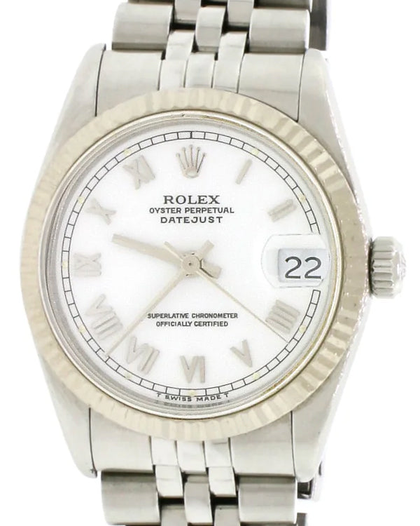 Rolex Datejust 31MM White Dial Steel Jubilee Bracelet (68274)