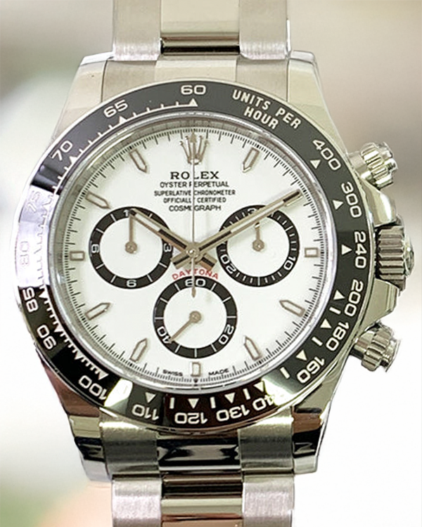 2024 Rolex Cosmograph Daytona "Panda" 40MM White Dial Oyster Bracelet (126500LN)