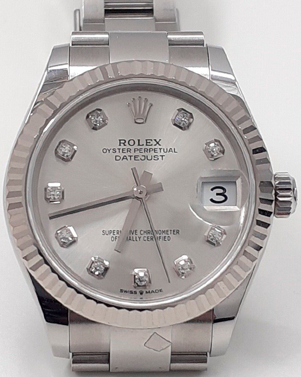 Rolex Datejust 31MM Silver Dial Steel Bracelet (278274)