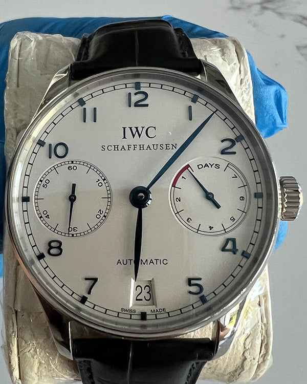 IWC Portuguese Automatic Portugieser 7-Day Power Reserve Silver Dial (IW500107)