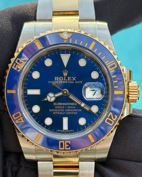 2019 Rolex Submariner Date "Bluesy" 40MM Blue Dial Two-Tone Oyster Bracelet (116613LB)