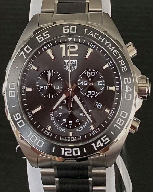 2021 Tag Heuer Formula 1 Chronograph Steel Silver Grey Dial (CAZ1011.BA0843)