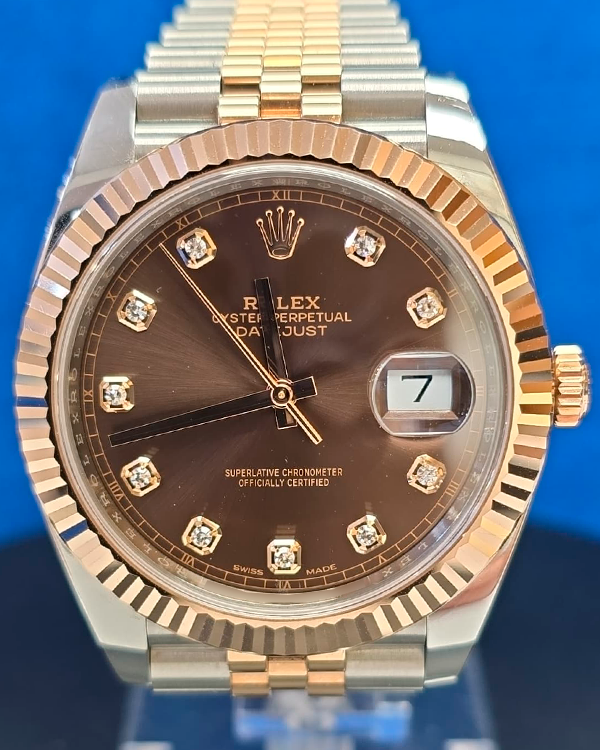 2017 Rolex Datejust 36MM Chocolate Dial Two-Tone Jubilee Bracelet (126331)