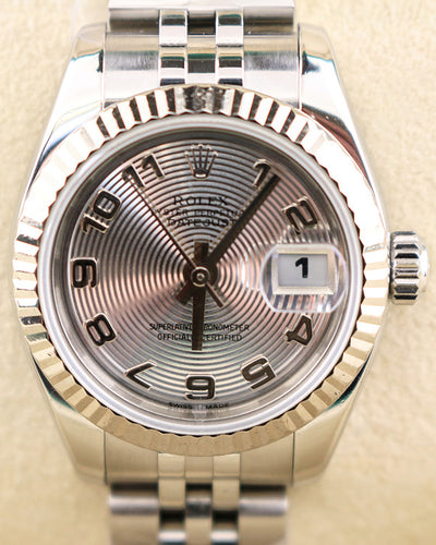 2006 (D Serial) Rolex Lady-Datejust 26MM "Concentric" Silver Dial Jubilee Bracelet (179174)