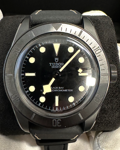 2024 Tudor Black Bay 41MM Black Dial Leather/Rubber Strap (79210CNU)