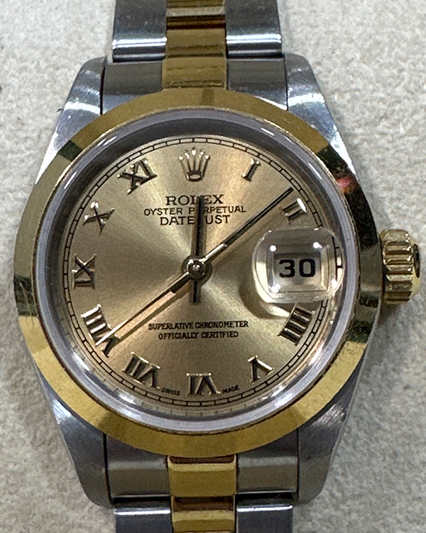 Rolex Lady-Datejust 26MM Champagne Dial Two Tone Bracelet (79173)