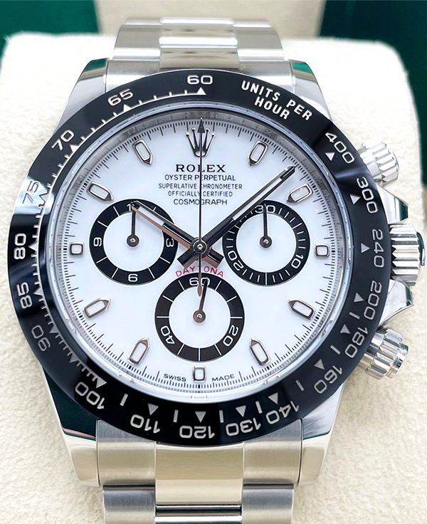 2022 Rolex Cosmograph Daytona "Panda" 40MM White Dial Oyster Bracelet (116500LN)