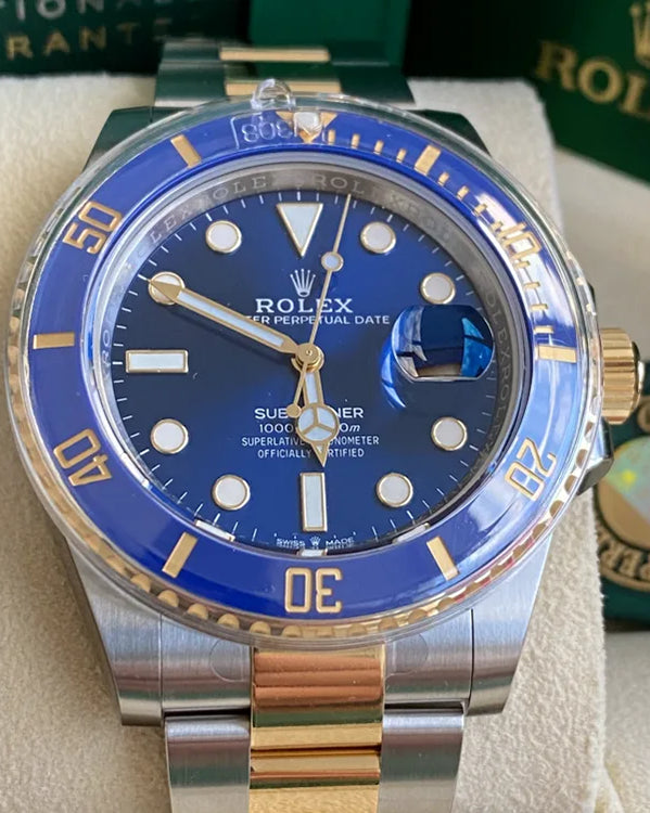 2023 Rolex Submariner Date "Bluesy" 41MM Blue Dial Two-Tone Oyster Bracelet (126613LB)