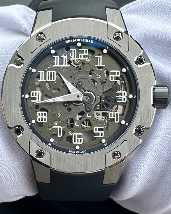 2021 Richard Mille RM 033 45.7MM Skeleton Dial Rubber Strap (MON-00043)