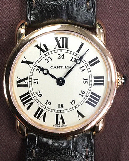 Cartier Ronde De Cartier 29MM Quartz Silver Dial Leather Strap (W6800151)