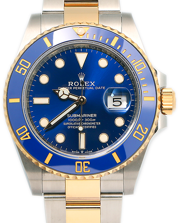 2021 Rolex Submariner Date 41MM Two-Tone Gold/Oystersteel Blue Dial (126613LB)