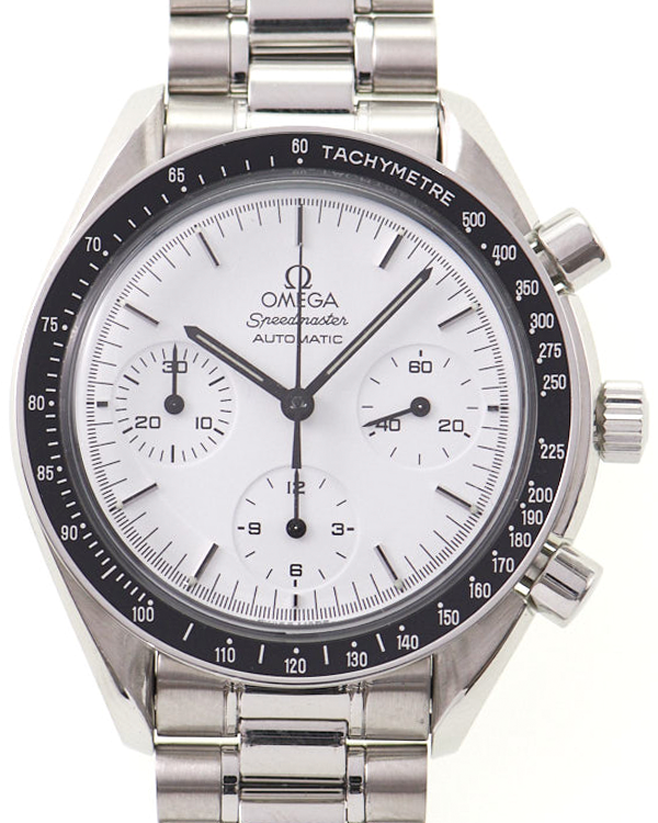 Omega Speedmaster Reduced 39MM White Dial Steel Bracelet (3510.50)