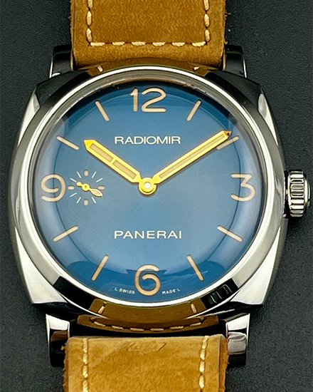 Panerai Radiomir 1940 3 Days 47MM Steel Blue Dial PAM00690