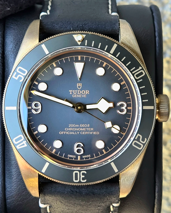 2021 Tudor Black Bay 43MM Grey Dial Leather Strap (79250BA)