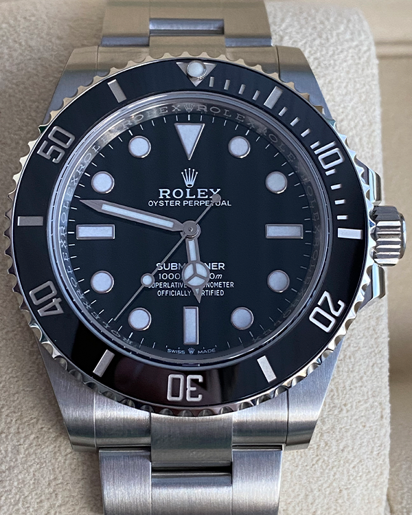 2024 Rolex Submariner No-Date 41MM Black Dial Oystersteel Oyster Bracelet (124060)