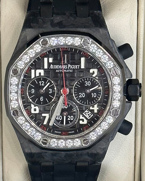 2011 Audemars Piguet Royal Oak Offshore Chronograph Carbon Black Dial (26267FS)