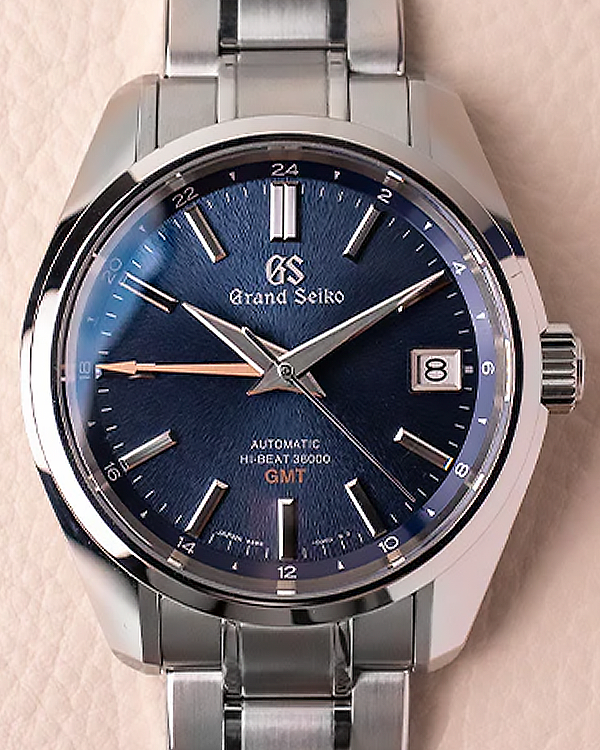 2021 Grand Seiko Heritage "Boutique Edition" 40MM Blue Dial Steel Bracelet (SBGJ235)