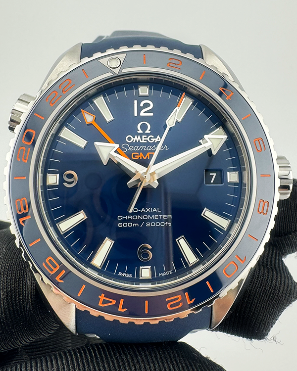 Omega Seamaster Planet Ocean "GoodPlanet" 600M 43.5MM Blue Dial Rubber Strap (232.32.44.22.03.001)