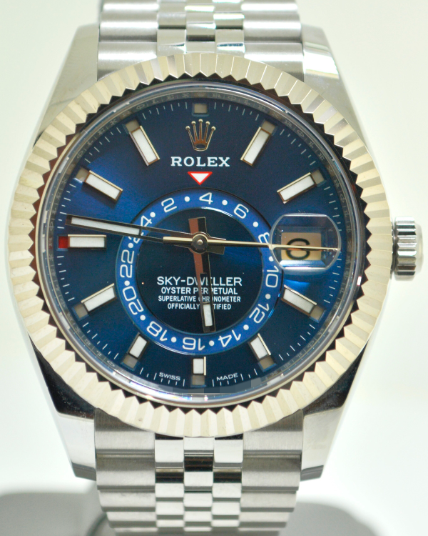 Rolex Sky-Dweller 42MM Blue Dial Oystersteel Bracelet (326934)