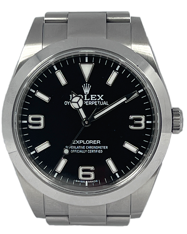 2020 Rolex Explorer 39MM Black Dial Oyster Breacelet (214270)