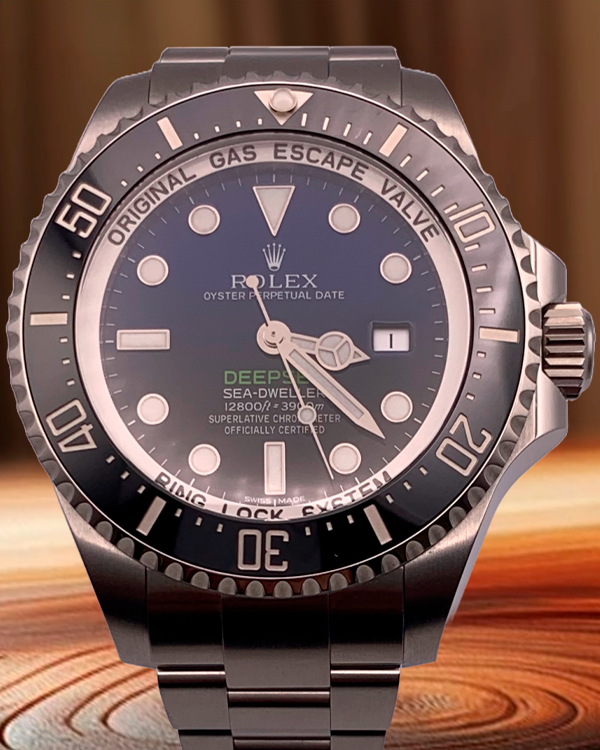 2017 Rolex Sea-Dweller Deepsea 44MM Black Dial Oyster Bracelet (116660)