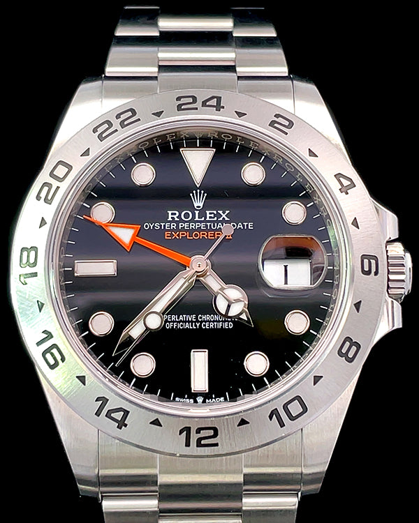 2024 Rolex Explorer II  42MM Black Dial Oyster Bracelet (226570)