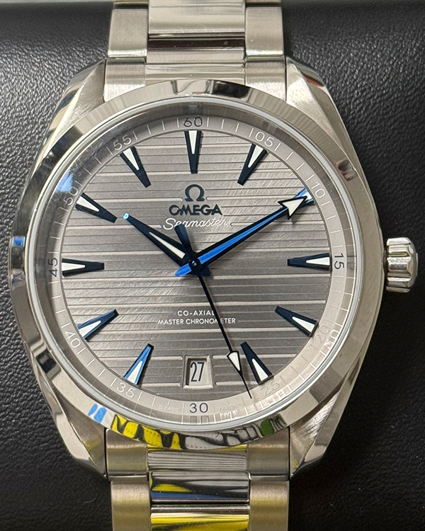 2018 Omega Seamaster Aqua Terra 41MM Grey Dial Steel Bracelet (220.10.41.21.06.001)