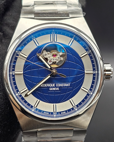 No Reserve - Frederique Constant Highlife "Japan Exclusive" L.E. 41MM Blue Dial Steel Bracelet (FC-310BS4NH6B)