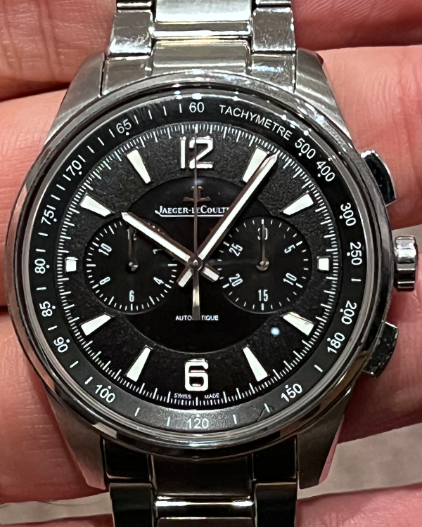 Jaeger-LeCoultre Polaris Chronograph 42MM Black Dial Steel Bracelet (Q9028170)