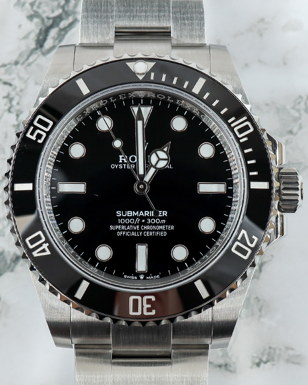 2024 Rolex Submariner No-Date 41MM Black Dial Oyster Bracelet (124060)