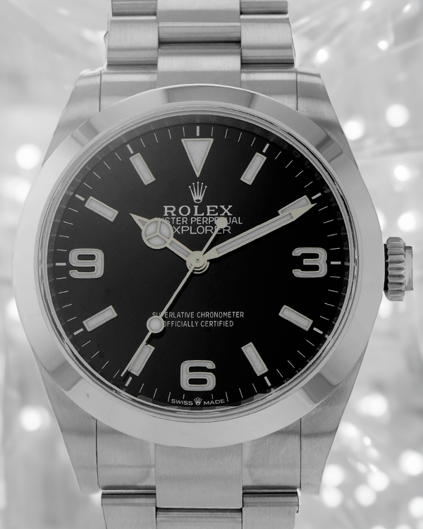 2023 Rolex Explorer 40MM Black Dial Oystersteel Bracelet (224270)