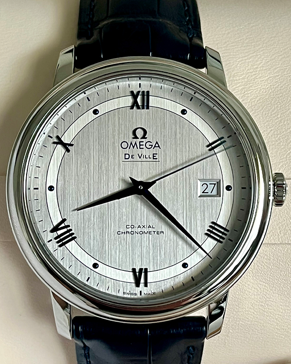 Omega De Ville Prestige Co-Axial Chronometer Steel Silver Dial (424.13.40.20.02.003)