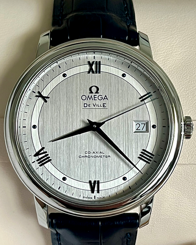 Omega De Ville Prestige Co-Axial Chronometer Steel Silver Dial (424.13.40.20.02.003)