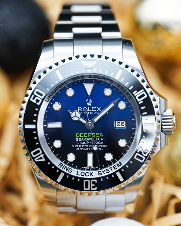 No Reserve - 2016 Rolex Sea-Dweller Deepsea "James Cameron" 44MM Blue Dial Oyster Bracelet (116660)