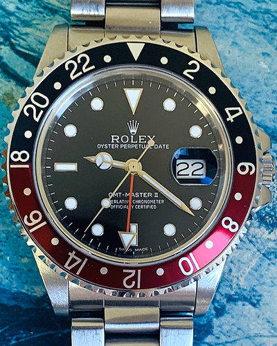 Rare 1984 Rolex GMT-Master II “Fat Lady” 40MM Black Dial Oyster Bracelet (16760)