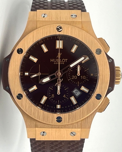 Hublot Big Bang 44MM Brown Dial Rubber Strap (301.PC.3180.RC)