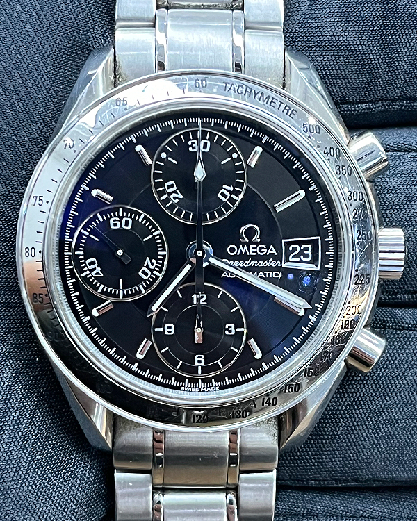 Omega Speedmaster Date 39MM Black Dial Steel Bracelet (3513.50.00)