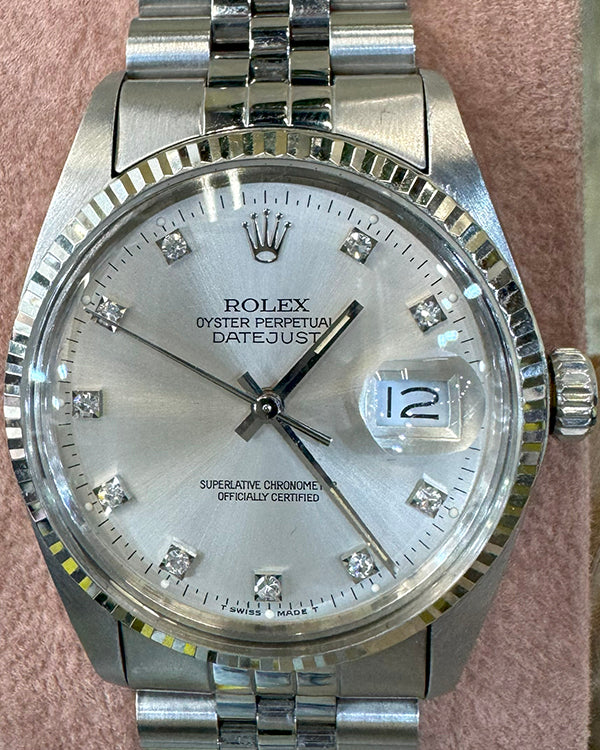 1988 (R Serial) Rolex Datejust 36MM Silver Dial Jubilee Bracelet (16014)