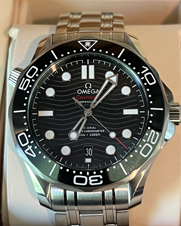 2023 Omega Semaster Diver 300M Co-Axial Master Chronometer 42MM Steel Black Dial (210.30.42.20.01.001)