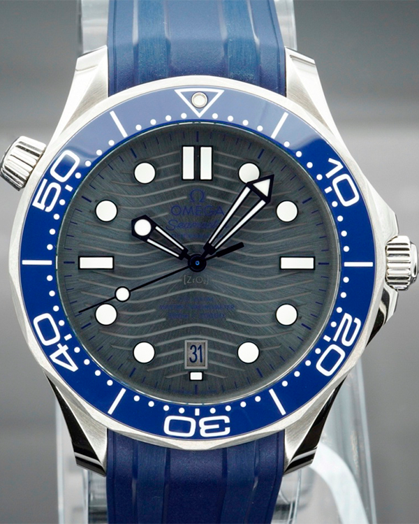 2024 Omega Seamaster Diver 300M 42MM Grey Dial Rubber Strap (210.32.42.20.06.001)