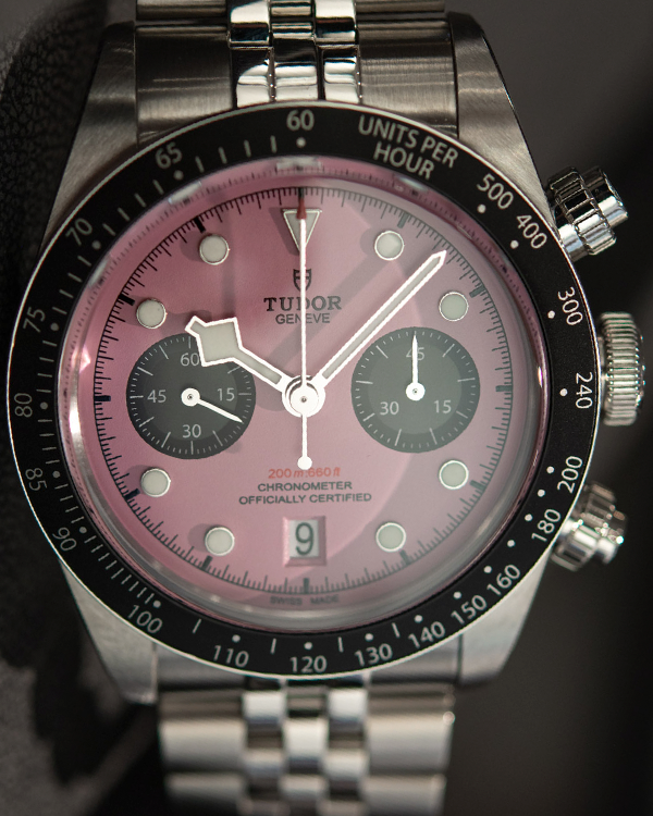 2024 Tudor Black Bay Chrono 41MM Pink Dial Steel Bracelet (79360N)