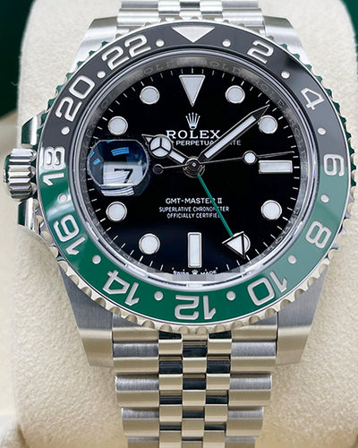 2023 Rolex GMT-Master II "Sprite" 40MM Black Dial Jubilee Bracelet (126720VTNR)