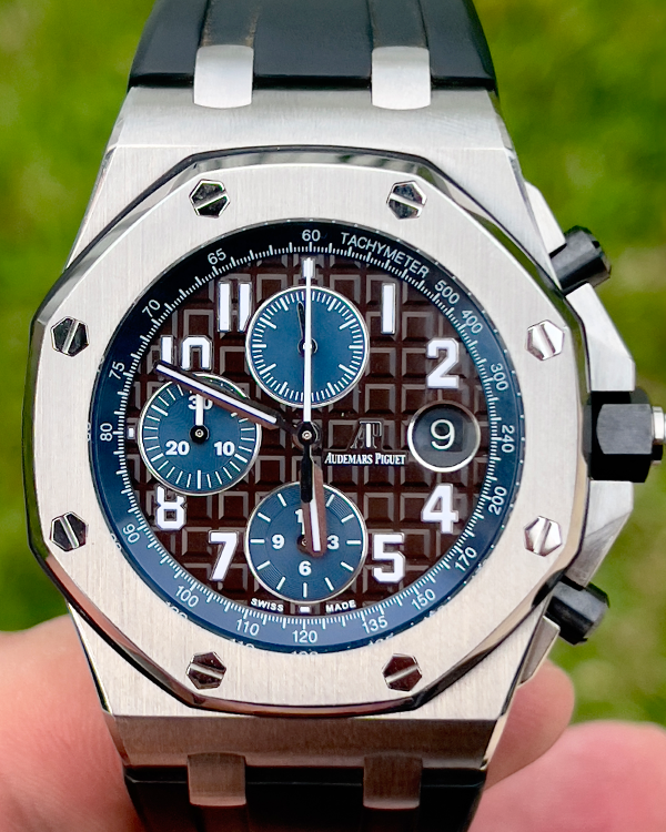 Audemars Piguet Royal Oak Offshore 42MM Havana Brown Dial Rubber Strap (26470ST.OO.A099CR.01)