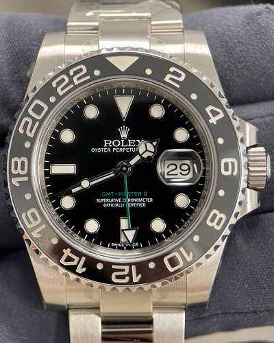 2018 Rolex GMT-Master II 40MM Black Dial Oyster Bracelet (116710LN)