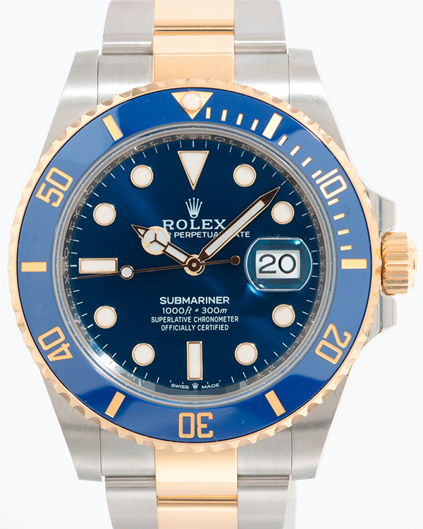 2023 Rolex Submariner Date 41MM Blue Dial Two-Tone Oyster Bracelet (126613LB)