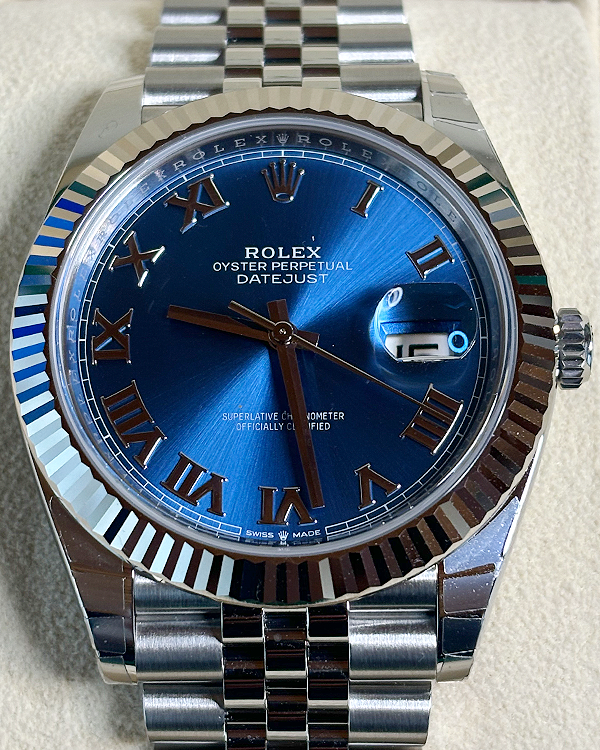 2024 Rolex Datejust 41MM Blue Dial Jubilee Bracelet (126334)