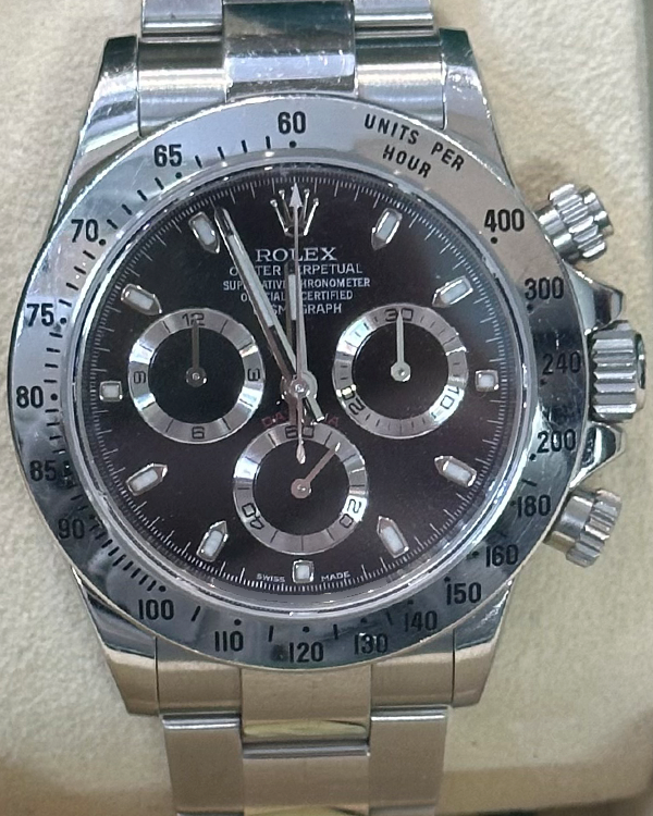 2014 Rolex Cosmograph Daytona 40MM Black Dial Oyster Bracelet (116520)